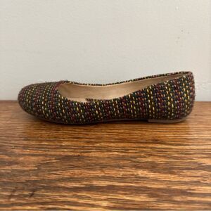 BOC Born Tweed Fabric Ballet‎ Flats Multicolor Women’s Size 7